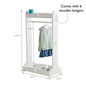 Sweetheart Dressing Rail