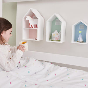 Townhouse Wall Shelves, Pastels