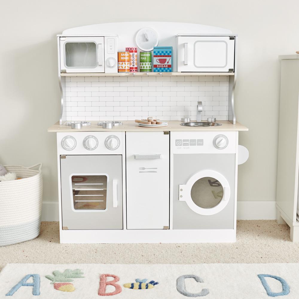 Marshmallow Wooden Play Kitchen	