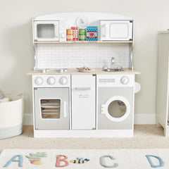 Marshmallow Wooden Play Kitchen	