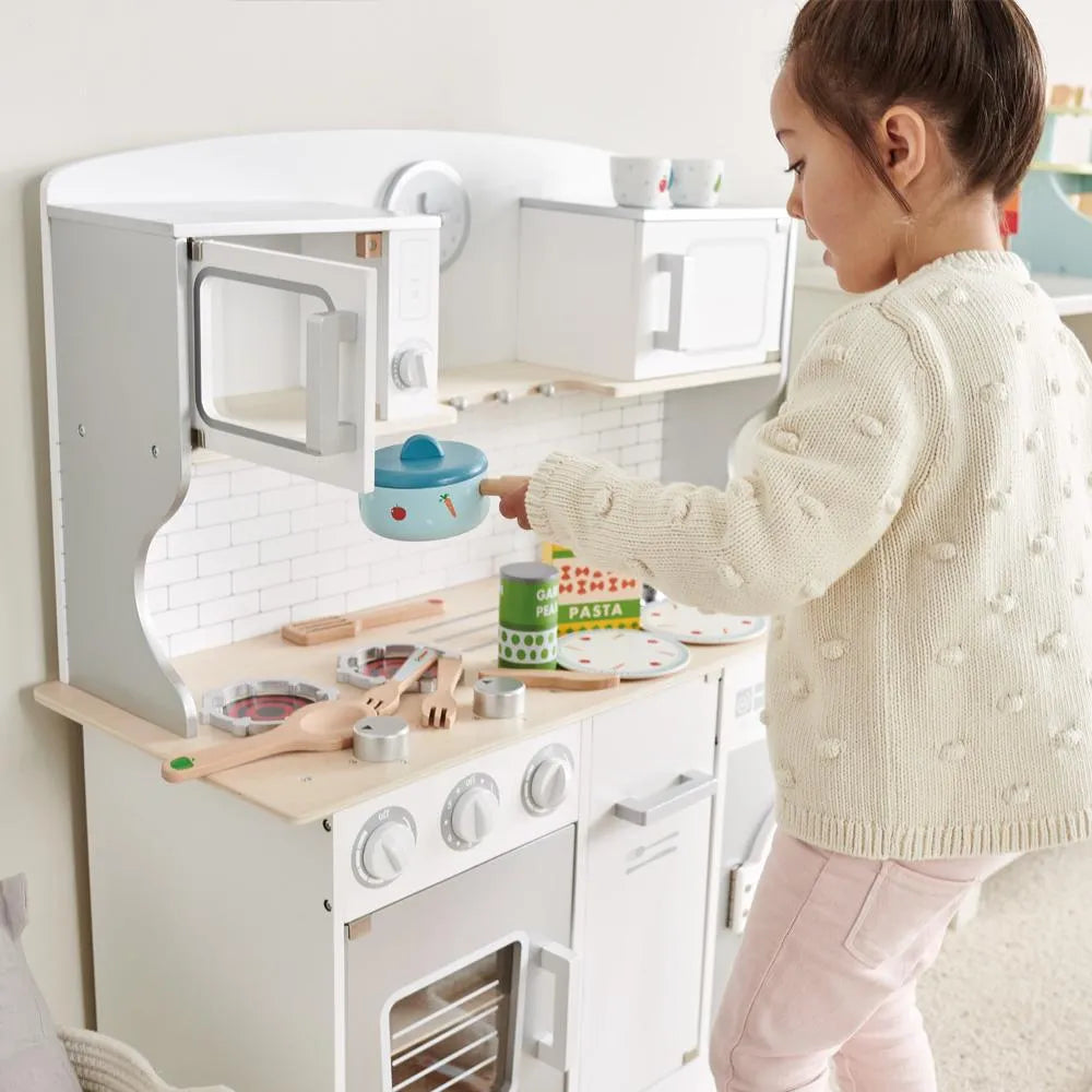 Marshmallow Wooden Play Kitchen	