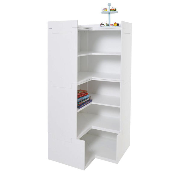 corner toy storage, modular, gltc	