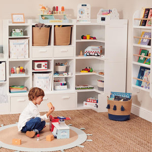modular toy storage for corners	