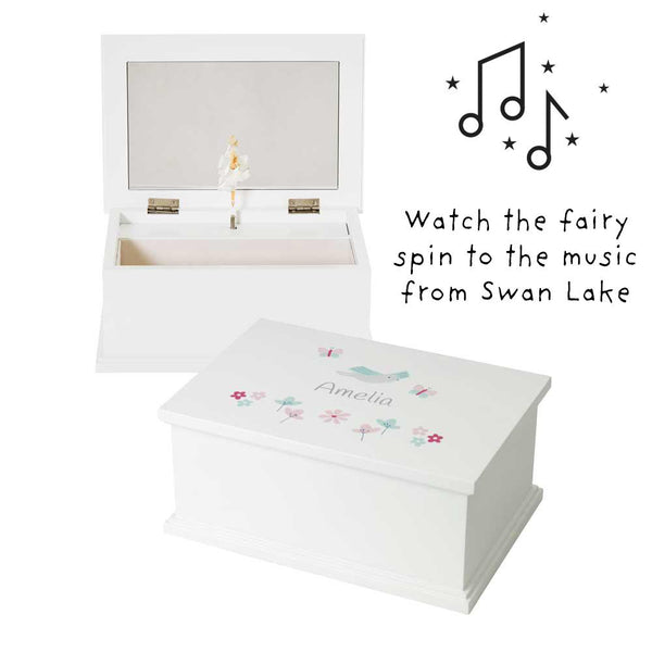 Personalised Jewellery Box, In the Garden