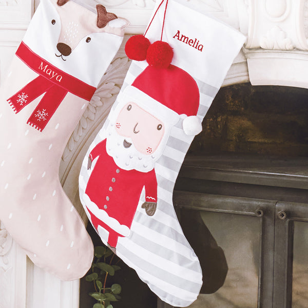 Personalised Christmas Stocking, Father Christmas
