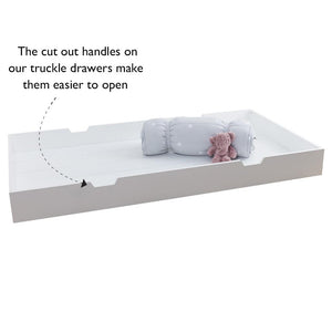 Underbed Truckle, White