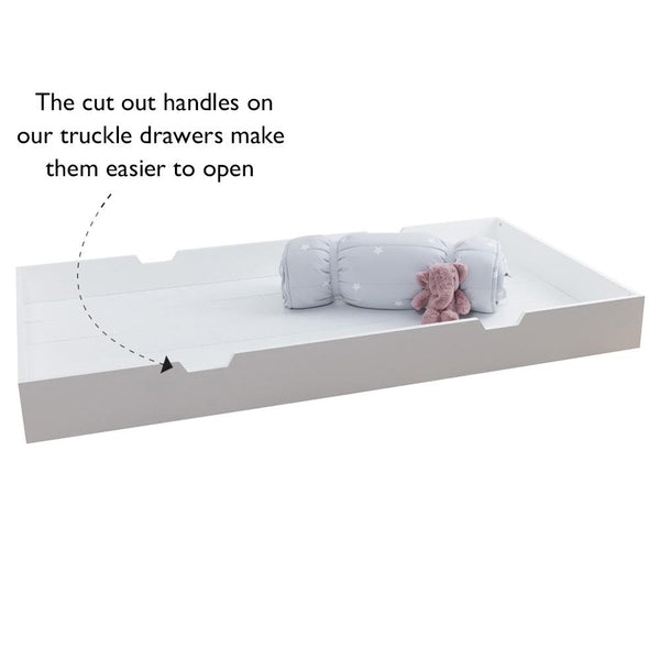 Underbed Truckle, White