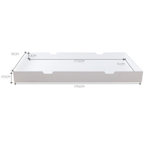 Underbed Truckle, White