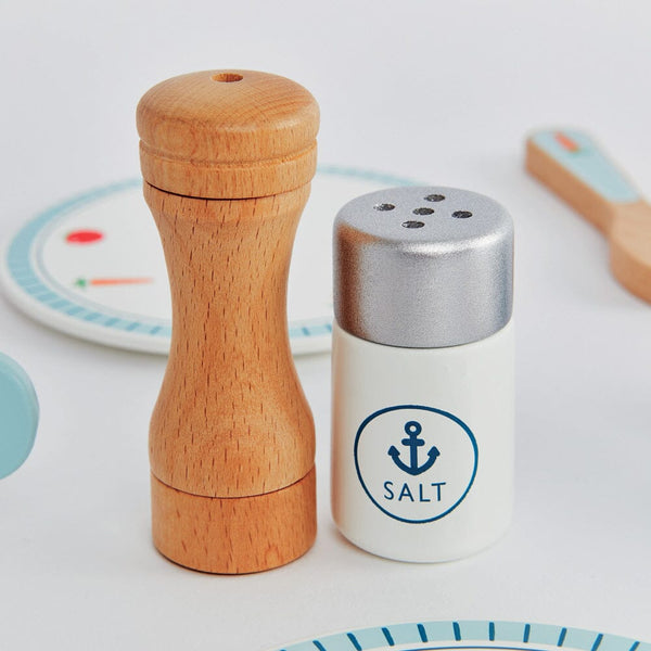 Wooden Toy Dinner Set