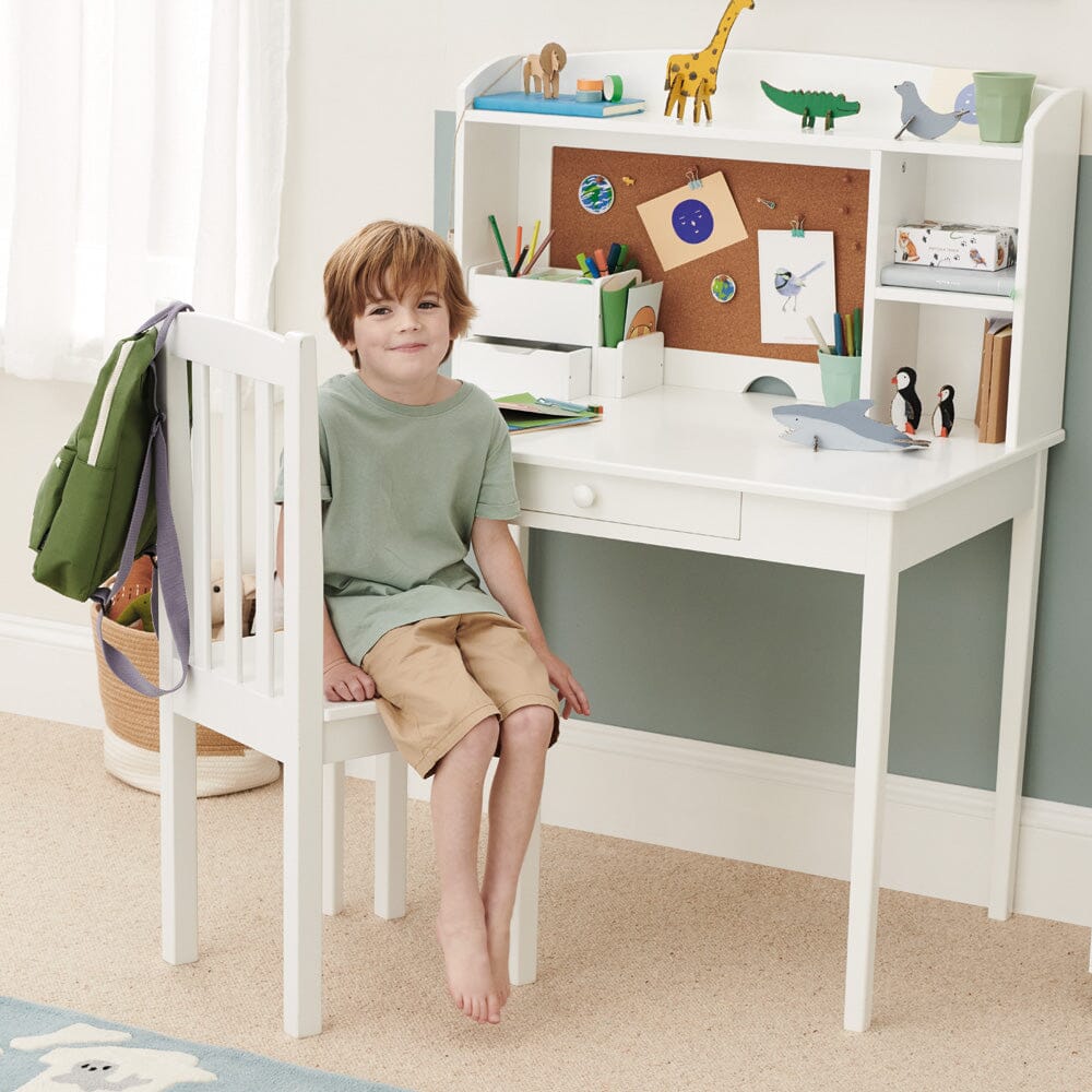 Kid's Nelson White Desk Chair Great Little Trading