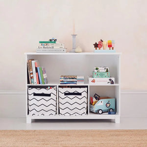Blake Storage Shelf Unit, White	