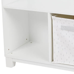 Blake Storage Shelf Unit, White	