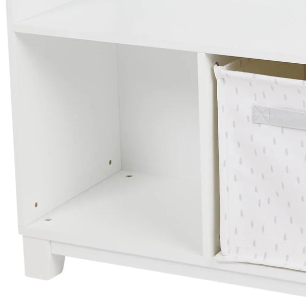Blake Storage Shelf Unit, White	
