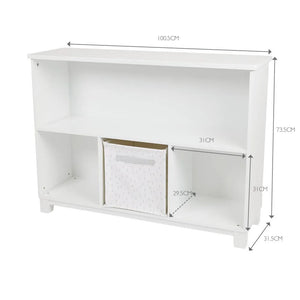 Blake Storage Shelf Unit, White