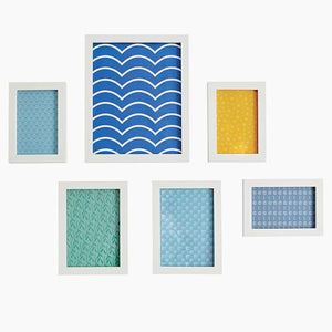 gltc white photo frame set