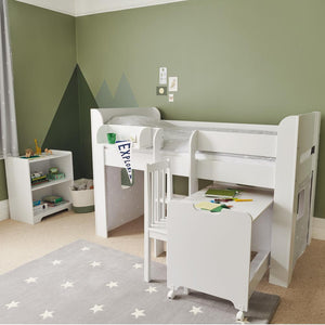 Paddington Study Set - Bed, desk & shelf	