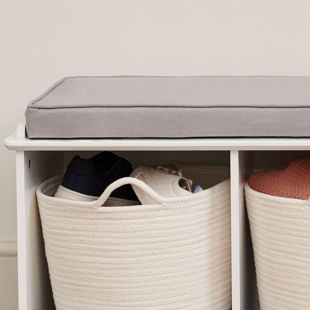 Washable Bench Cushion, Grey	