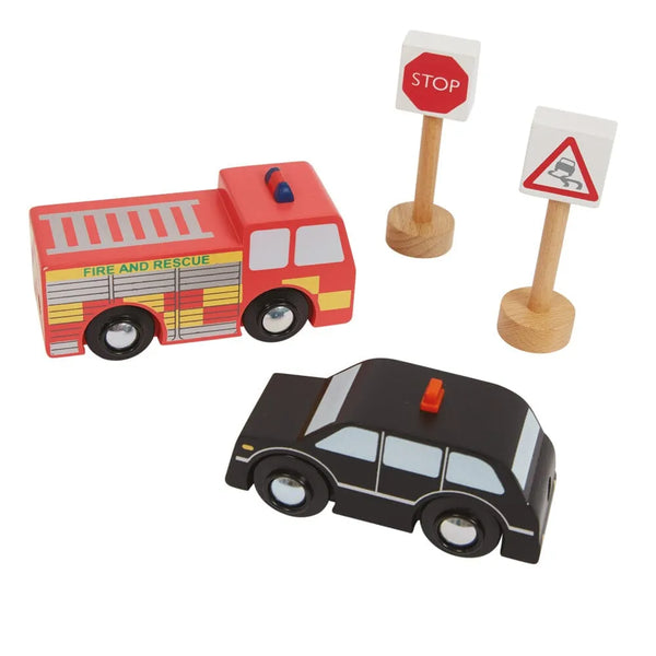 Wooden Cars & Vehicles Set