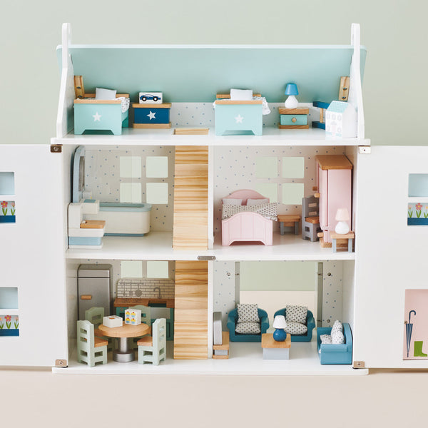 Wooden toy dolls house furniture
