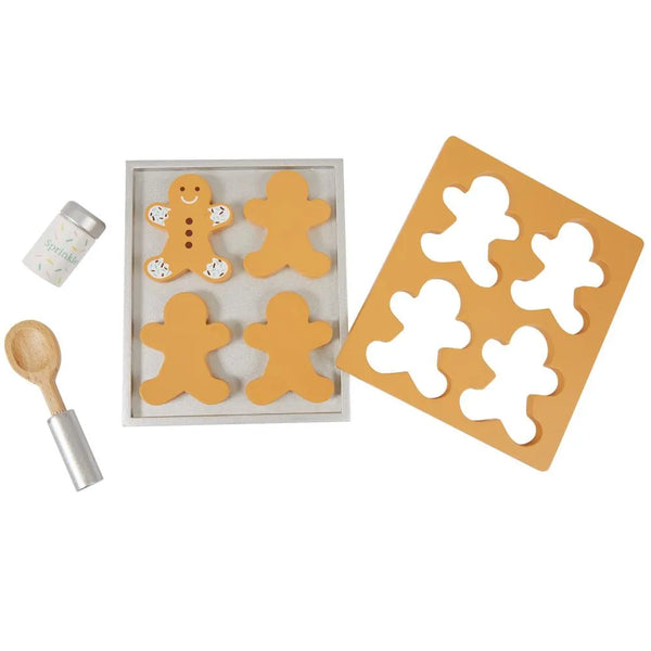 Wooden Gingerbread Toy Baking Set