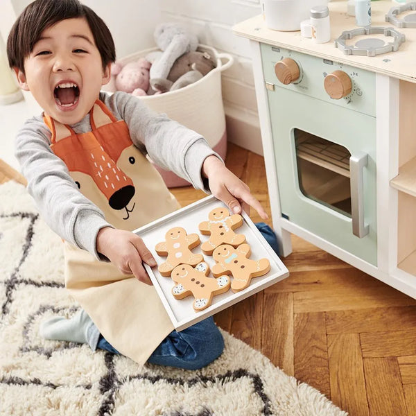 Wooden Gingerbread Toy Baking Set
