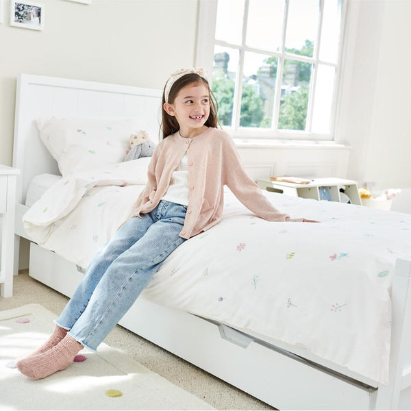 Lulworth Single Bed, White	