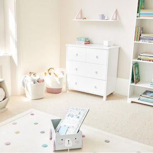 Lulworth Chest of Drawers, White