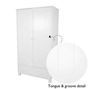 Lulworth Wardrobe, White