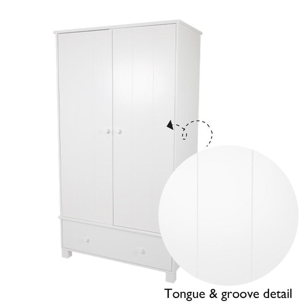 Lulworth Wardrobe, White