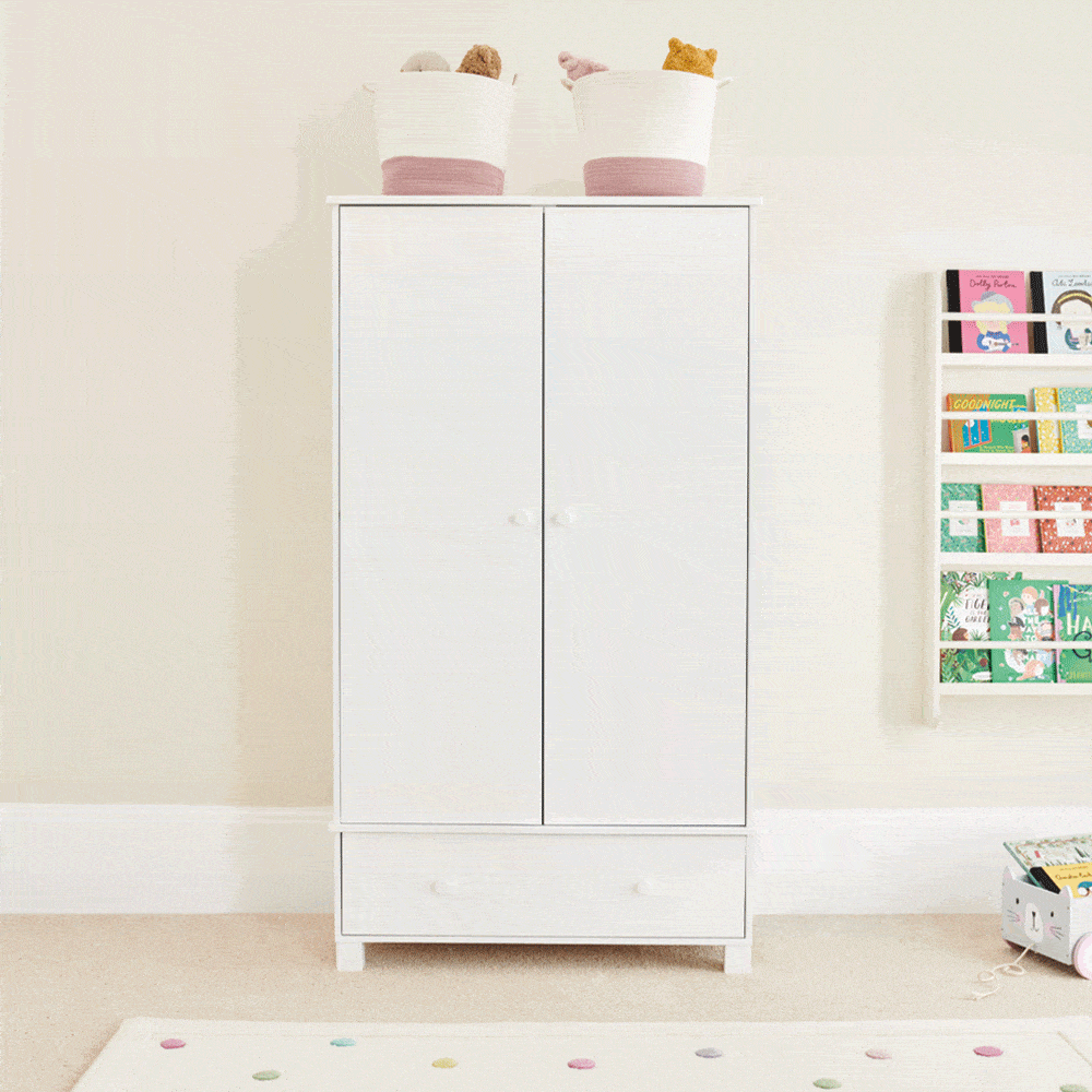 Lulworth Wardrobe, White	