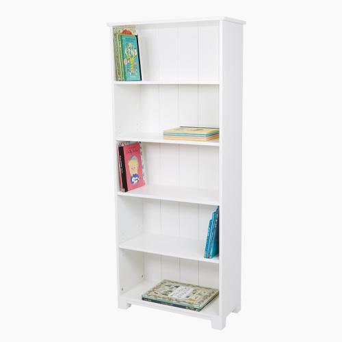Crompton Tall Bookcase in White	