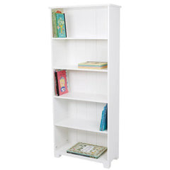 Crompton Tall Bookcase in White	