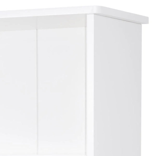 Crompton Tall Bookcase in White	