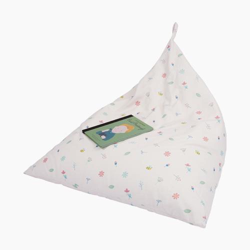 Washable Bean Bag, Buzzy Blooms	