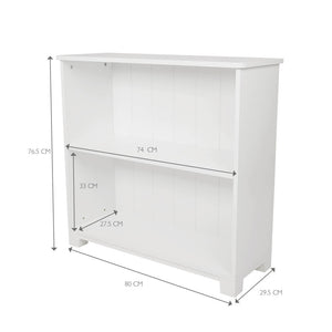 Crompton low bookcase measurements