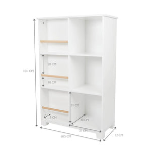 Measurements of wonderland bookcase