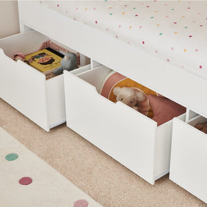 Stowaway Single Storage Bed, 6 Drawer	