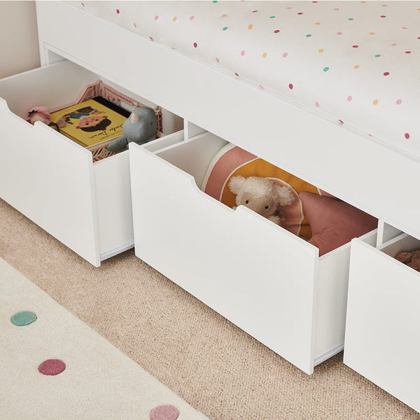 Stowaway Single Storage Bed, 6 Drawer	