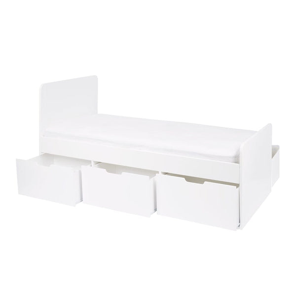 Stowaway Single Storage Bed, 6 Drawer	