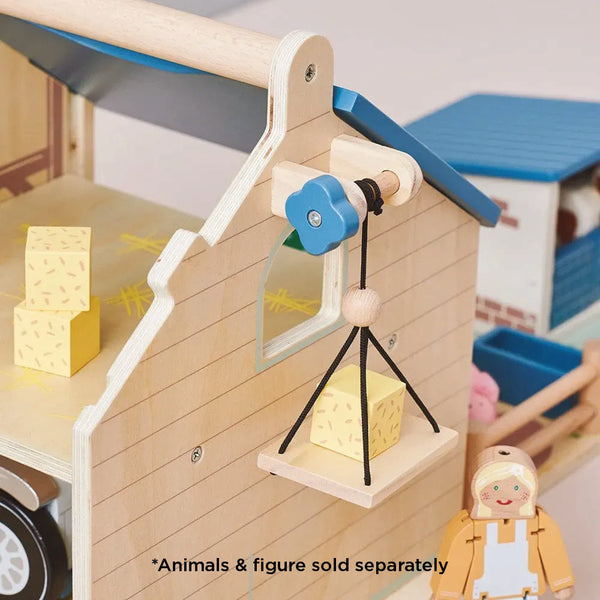 Play & Store Wooden Toy Farm