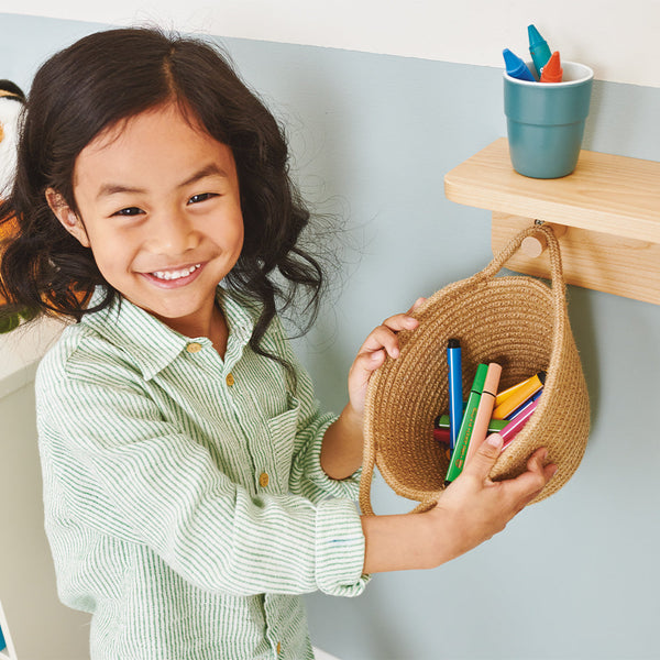 Mini Rope Storage Baskets, Natural (Set of 3)