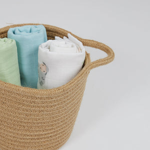 Mini Rope Storage Baskets, Natural (Set of 3)