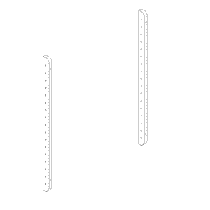 Paxon Modular Shelving System - Peg Rail