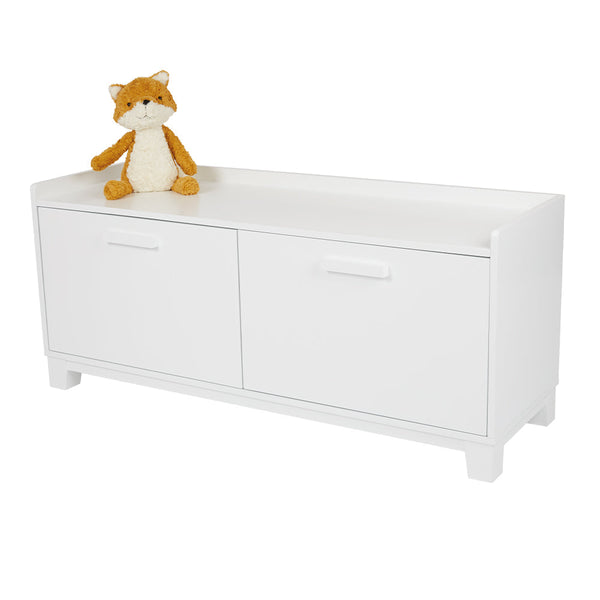 Blake Storage Bench, White