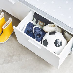 Blake Storage Bench, White	