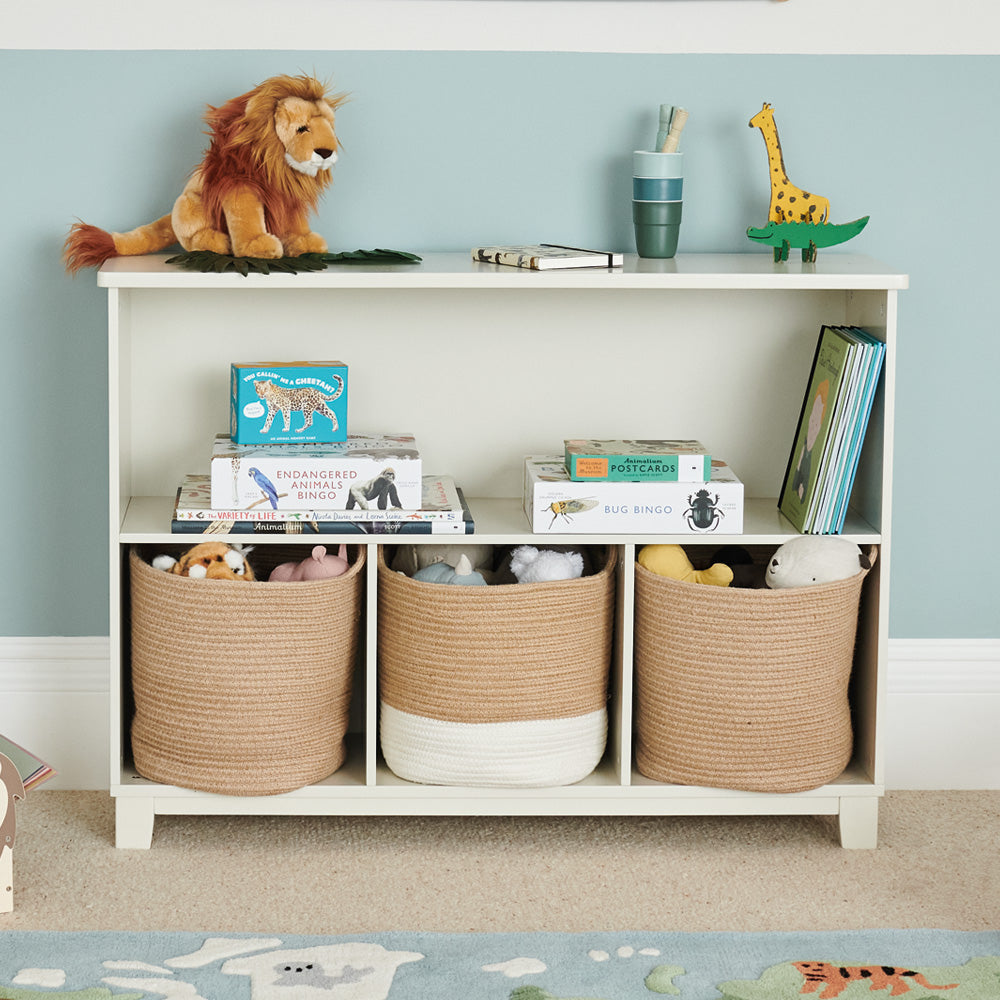 Blake Storage Shelf Unit Oatmeal