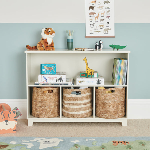 Jute Storage Basket, Natural	