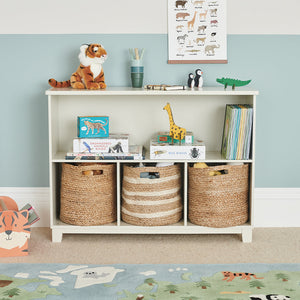 Jute Storage Basket, Ivory & Natural	