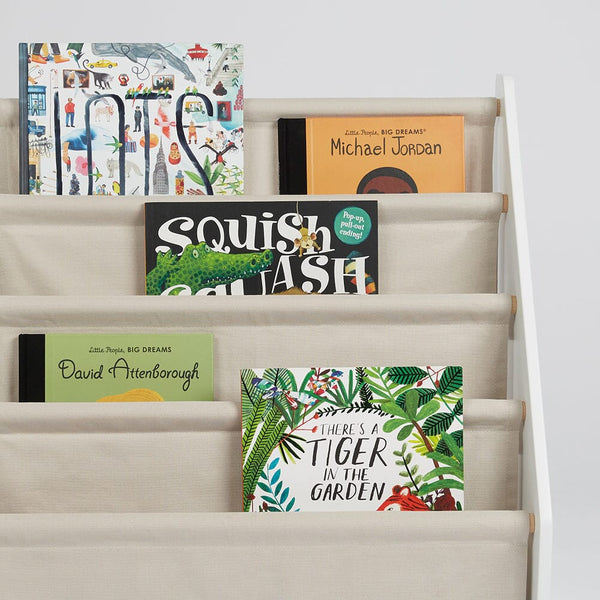 Sling Fabric Bookcase, Natural