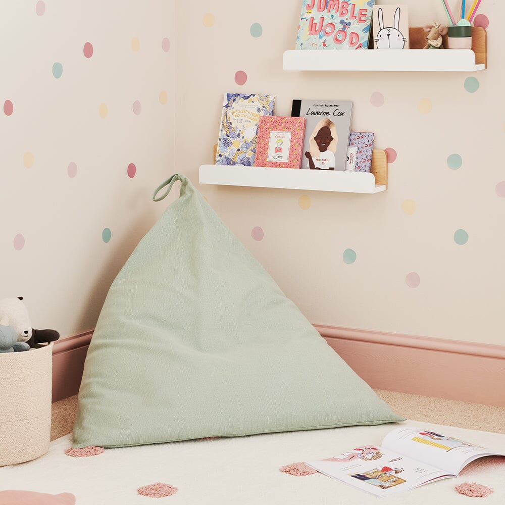 Plain Bean Bag, Minty Green	